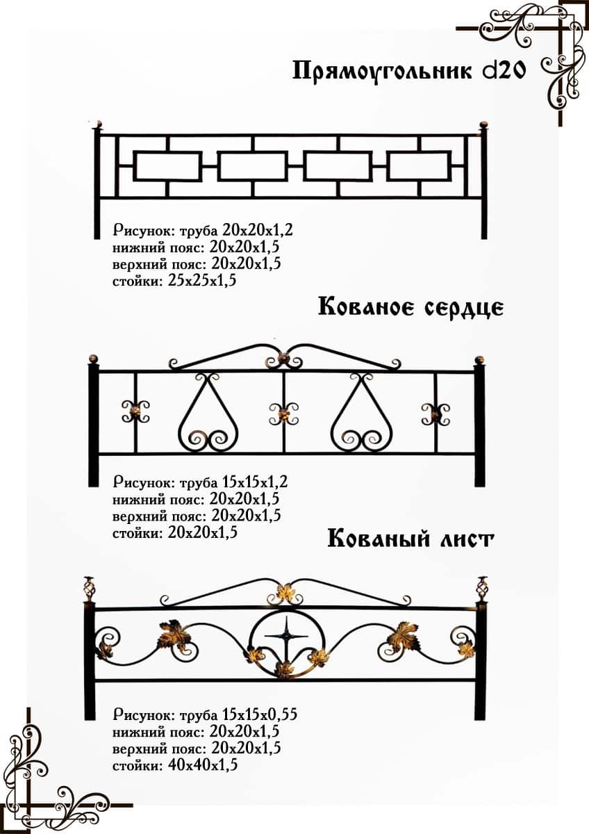 Ограды - Ритуал Сервис